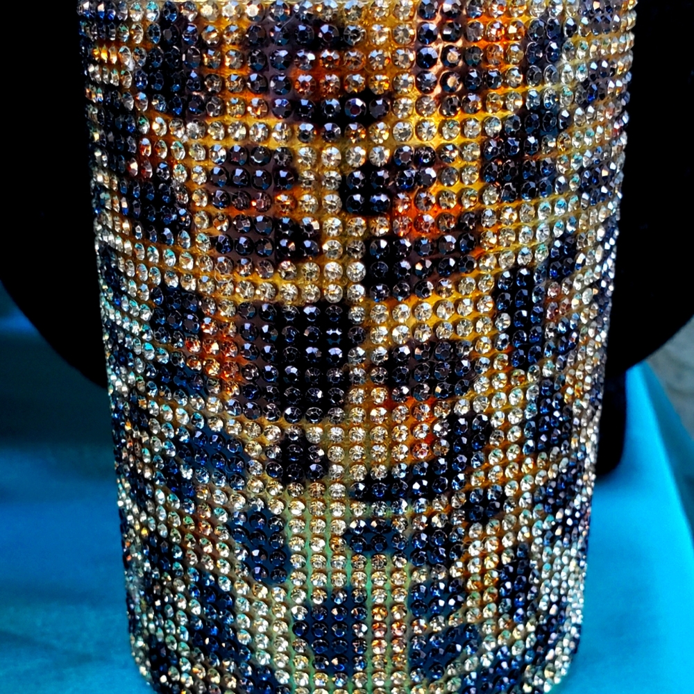Wide cuff crystal bracelet